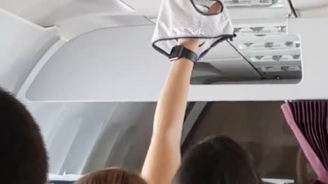 Doing laundry on a plane