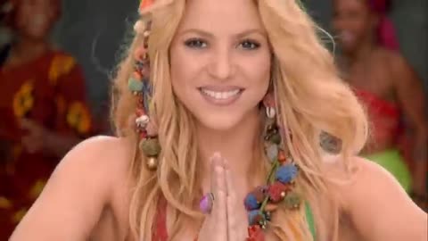 Shakira --waka waka (this time for Africa) (the official 2010 FIFA world cup song )