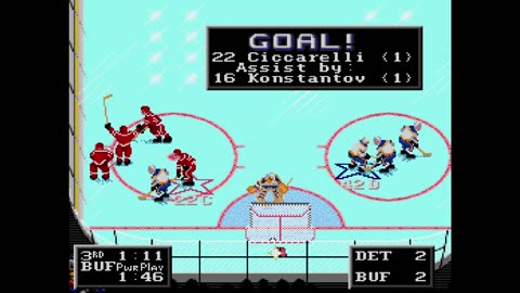 NHL '94 Classic Gens-H Spring 2024 Game 32 - Len the Lengend (DET) at FLAnatic (BUF)