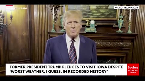 BREAKING NEWS_ Trump Promises To Visit Iowa Despite _Worst Weather_ I Guess_ In Recorded History_