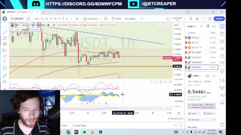 Nightly TA -EP385 10/29/23 #crypto #cryptocurrency #technicalanalysis #ta #btc #ankr #grt #xrp #shib