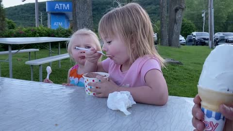 The grand kids from Texas visit us in Mass.