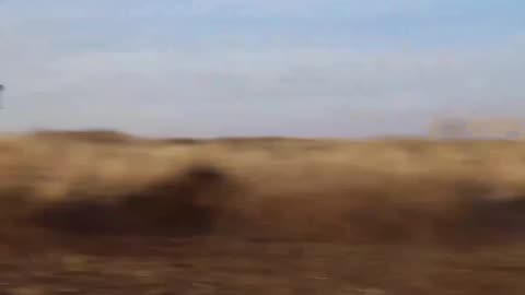 Airborne Forces unit on a buggy-type vehicle equipped with a Kornet