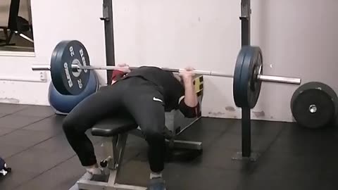 105kg x 8 bench press