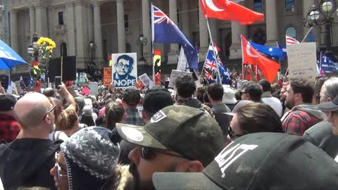 300,000 Victorians march on Parliament against fascist Pandemic Bill November 20th, 2021