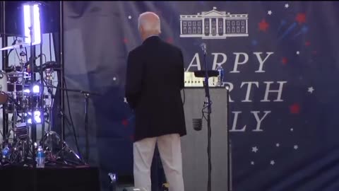 Biden Looks for People Who Aren't on the Stage