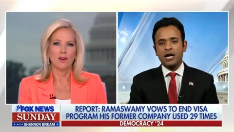 Vivek Ramaswamy Discusses Tearing Down The Deep State On Fox News Sunday