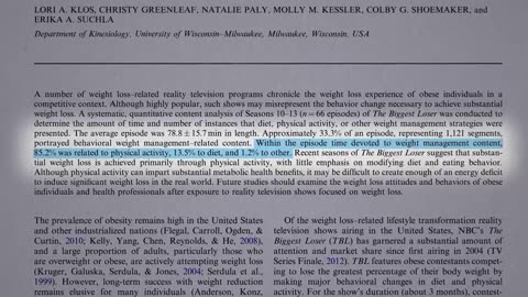 The reason weight loss plateaus when you diet.