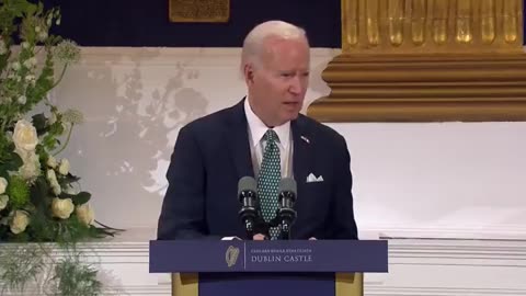 CREEPY JOE IN IRELAND: ‘Let’s Go Lick the World!’