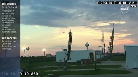 RockOn/RockSat-C Sounding Rocket Launches