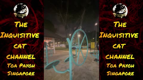 Paranormal or just fault with the exercise wheel???? There was no wind filmed in Singapore