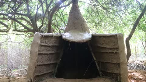 Primitive technology: Building Underground Mud House