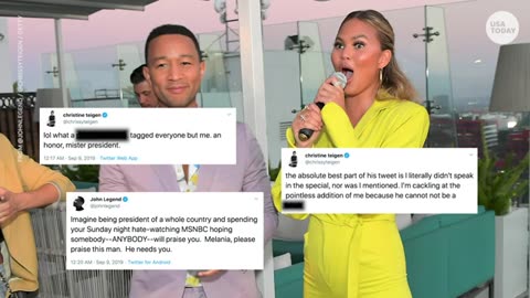 Donald Trump attack John Legend and Chrissy Teigen