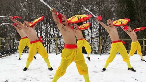 Warrior monks from wall painting brought to life in Spring Festival Gala