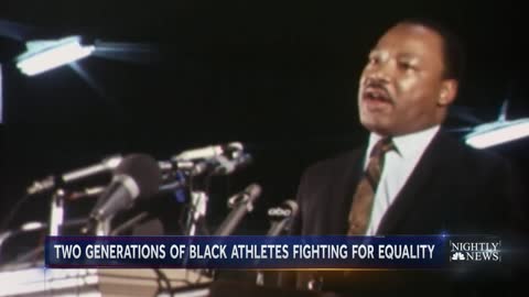 Two Generations Of Black Athletes Fight For Change NBC Nightly News