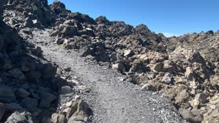 Central Oregon – Newberry Volcanic National Monument – Winding Volcanic Path – 4K