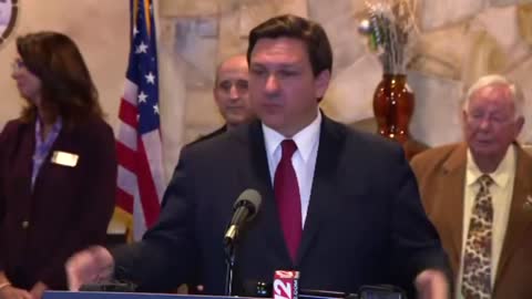 Gov. DeSantis calls Putin an "authoritarian gas station attendant."