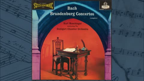 Johann Sebastian Bach | Brandenburg Concertos | Vol. 1 No.1 F Major 5th. Mov. Polacca-Min. Trio II