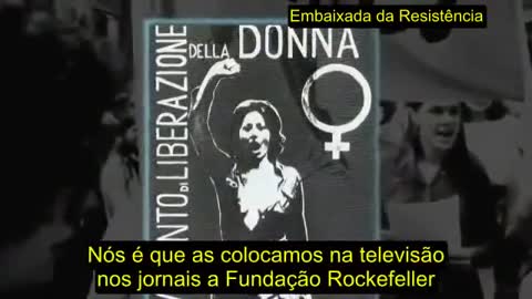 42 -AARON RUSSO fala de ROCKEFELLER e a liberação feminina