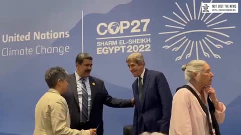 John Kerry (Bidens special envoy for Climate) shaking hands with a wanted criminal?