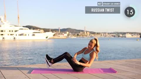 10 MIN AB WORKOUT - Back & Neck Friendly No Equipment I Pamela Reif