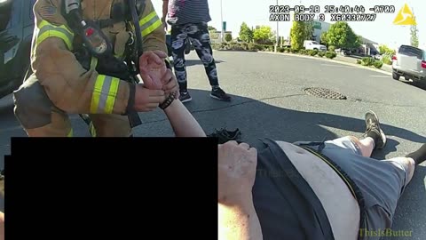 Bodycam shows Ferndale officer pulling out an unconscious driver from a burning vehicle