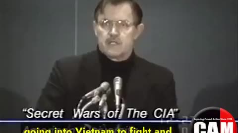 John R. Stockwell, former CIA officer, talks about the agency secret wars up to 1989