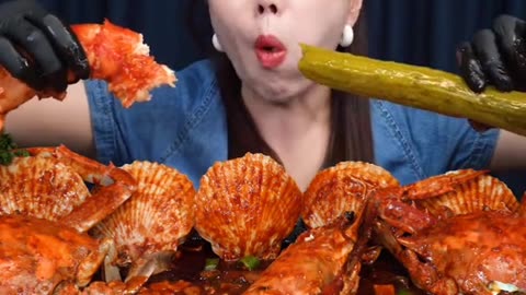 asmr seafood