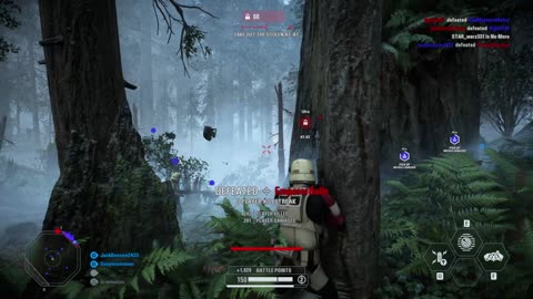 Star Wars Battlefront II: Galactic Assault Endor Galactic Empire (Defending) Gameplay