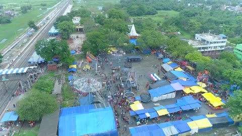 Shiv Mandir Desari Railway Station Ma Bishahari Ka Mela