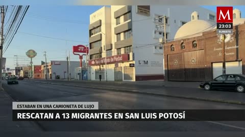 Guardia Civil rescata a 13 migrantes en San Luis Potosí, cinco menores