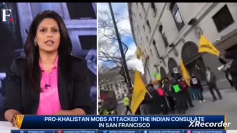 Khalistan supporters attack on Indian embassy