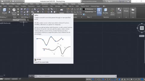 Spline Drawing on AutoCAD by Masroor Khan For Beginners