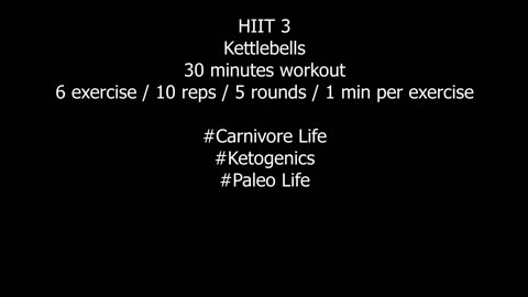 Backyard Workout 3 (HIIT - Kettlebells)