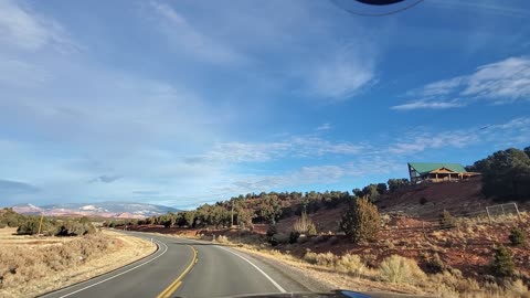 Grover Utah 84773, Driving along route 12 in Utah,