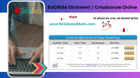 Stock Up on EUCRISA Ointment / Crisaborole Online Ordering Available