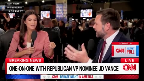 Masterclass: CNN anchor tries "gotcha" on JD Vance, he DEMOLISHES her