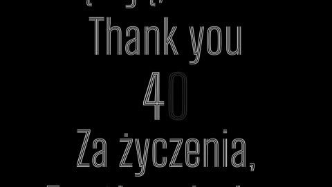 Danke, thank you & dziękuję