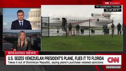 Exclusive: US seizes Venezuelan President's plane, flies it to Florida