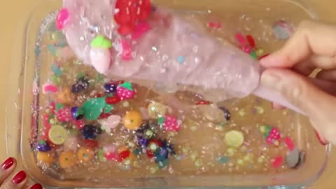 Most satisfying slime video#making slime with piping bags#asmr#pipingbags