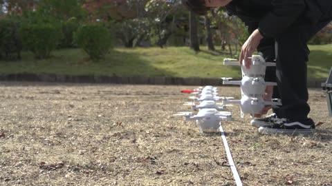 LEDAMANLIGHT - Himeoto Festival - Pre-Event Drone Show at Himeji Castle Drone Show Japan