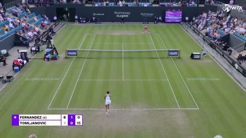 Leylah Fernandez vs Ajla Tomljanovic / 2024 Birmingham Quarterfinal / WTA Match Highlights