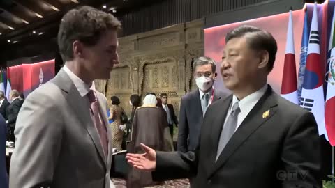 Chinese President Xi confronts Justin Trudeau over G20 talks being 'leaked' to the press