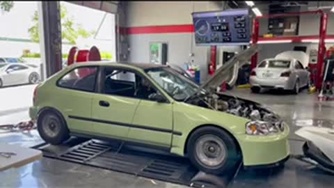 1000+ HP AWD Dyno Pull K24 Honda Civic Turbo