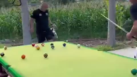 Funny video billard millions of views