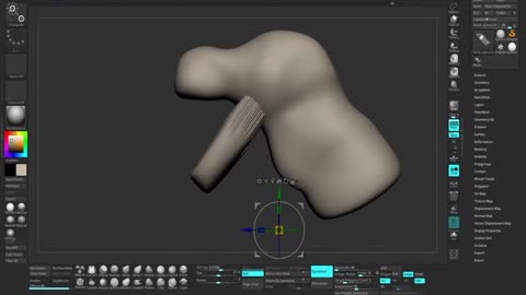 [Zbrush Sculpting] Sculpting a Tyrannosaurus Rex part 1