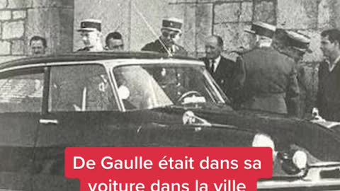 60 years ago, President Charles de Gaulle.