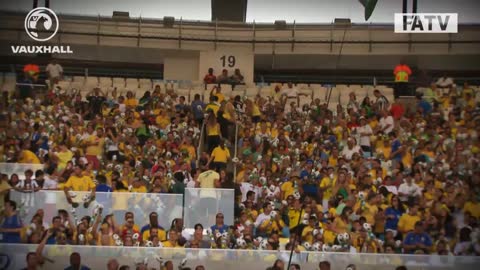 FUNNY: It's party time in Rio! Fan showing off his moves @ Brazil vs England