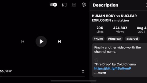 Reshare: HUMAN BODY vs NUCLEAR EXPLOSION simulation ​⁠ #ww3 #nuclearwarfare