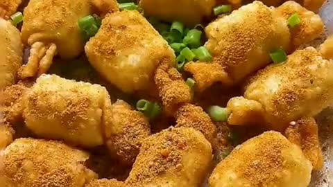 Egg jelly recipe, chicken candy and fry chicken recipe